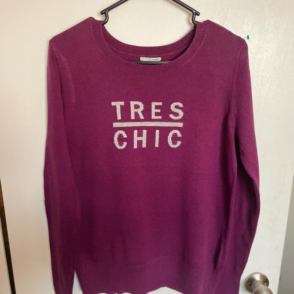 Halogen “Tres Chic” Crewneck Sweater - Size M - Picture 3 of 10